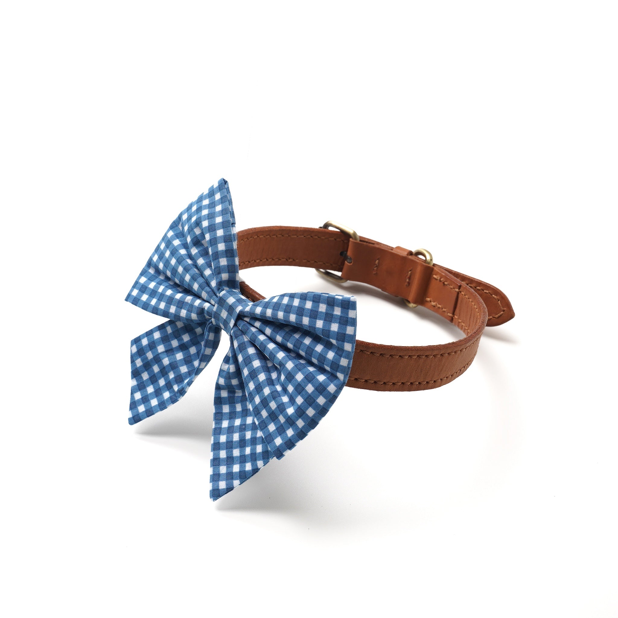 Sailor Bow - Blue Gingham