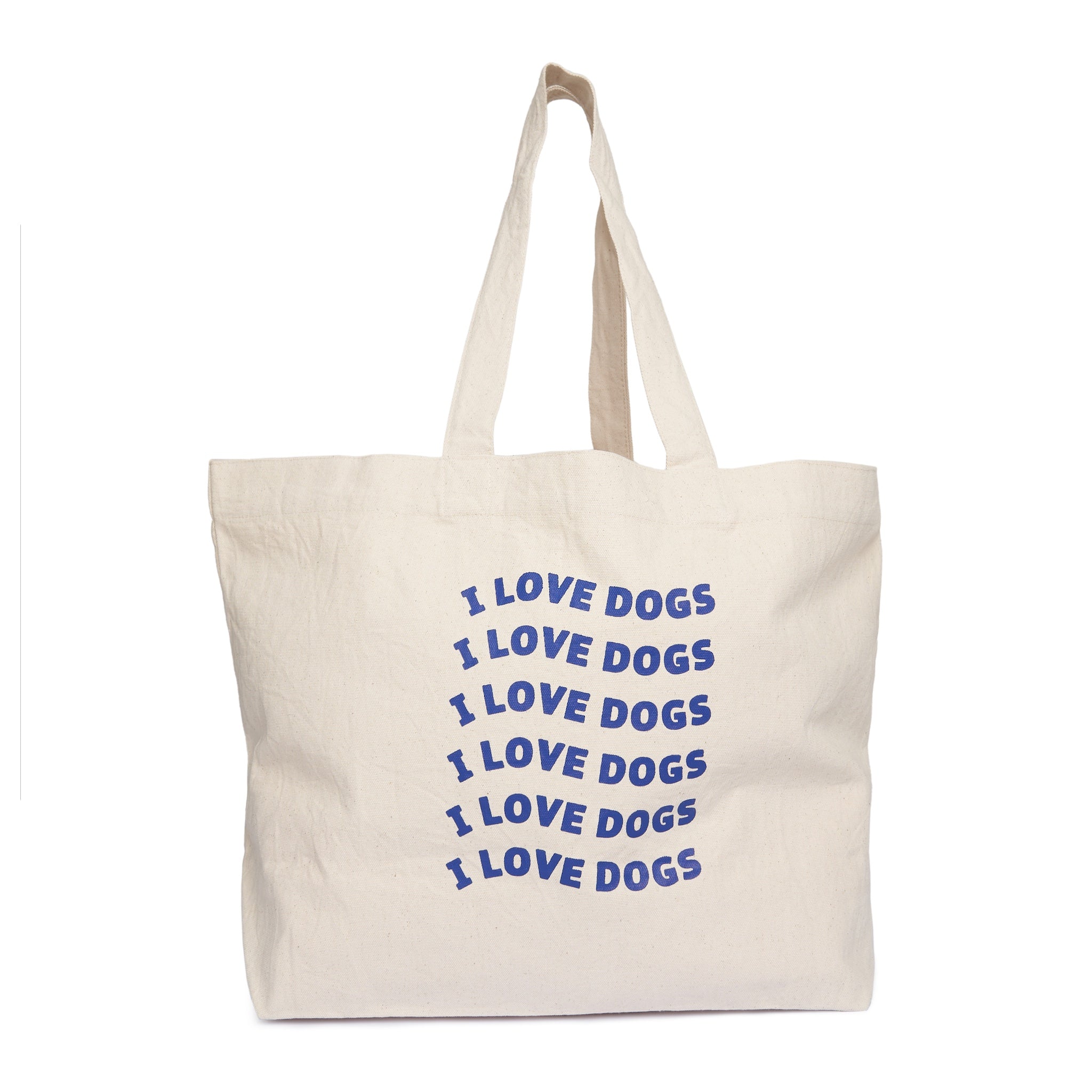 Giant Tote - I Love Dogs