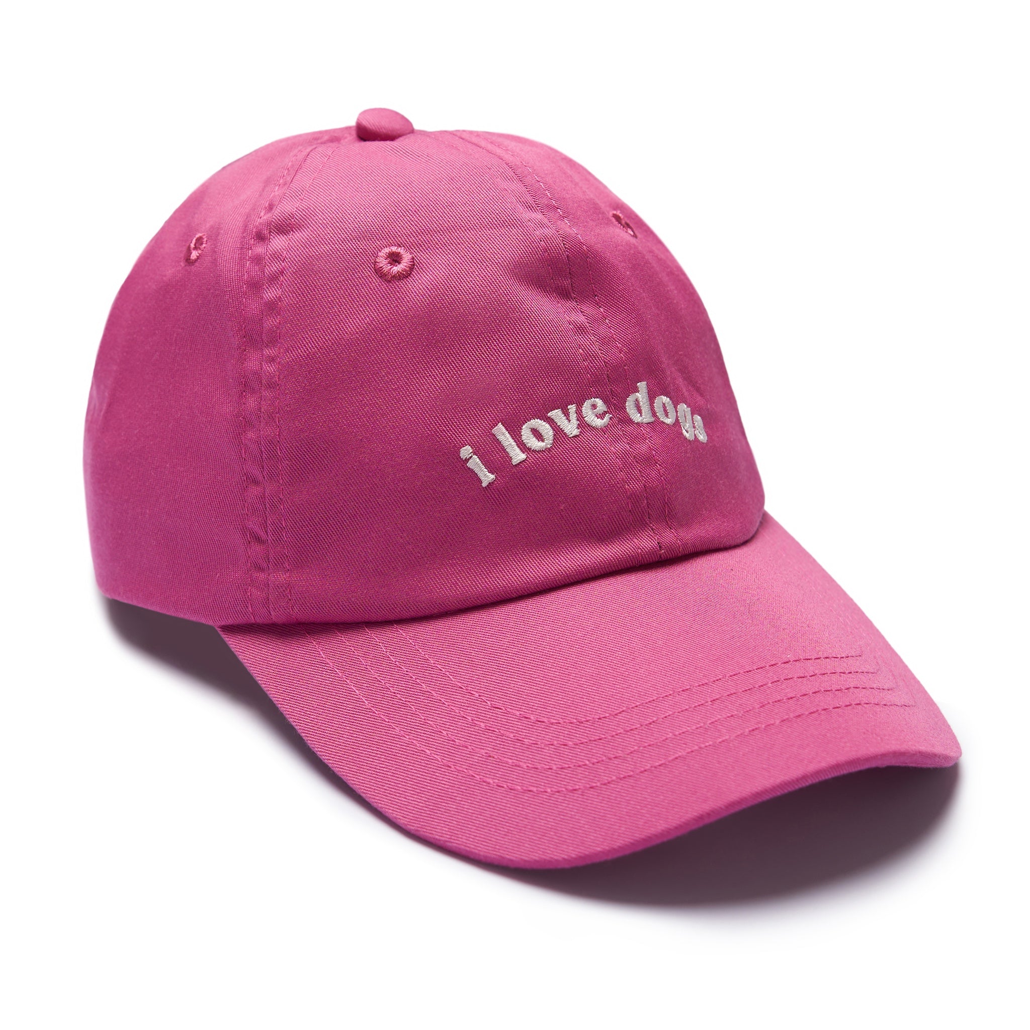 Kids - i love dogs pink cap