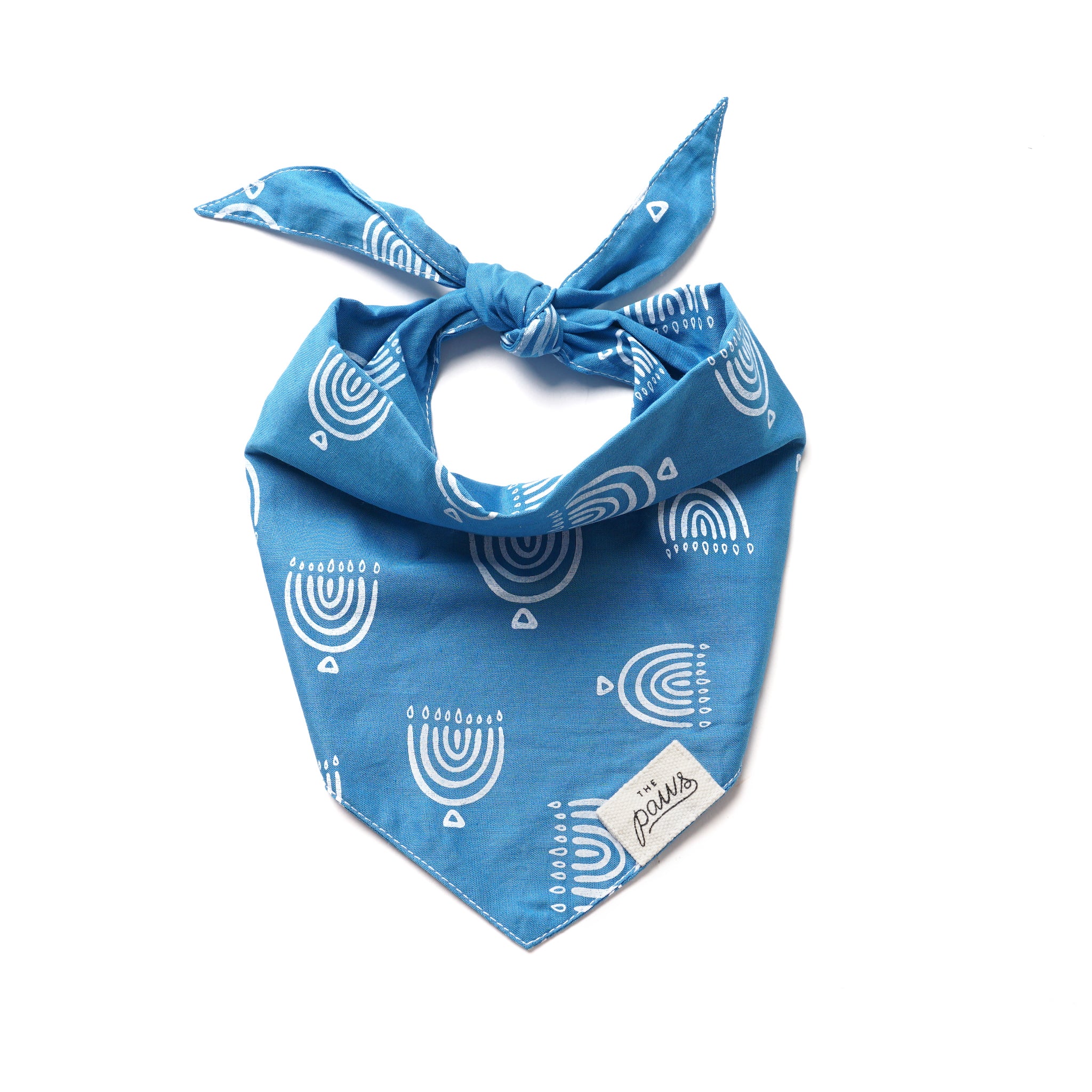 Menorah dog bandana