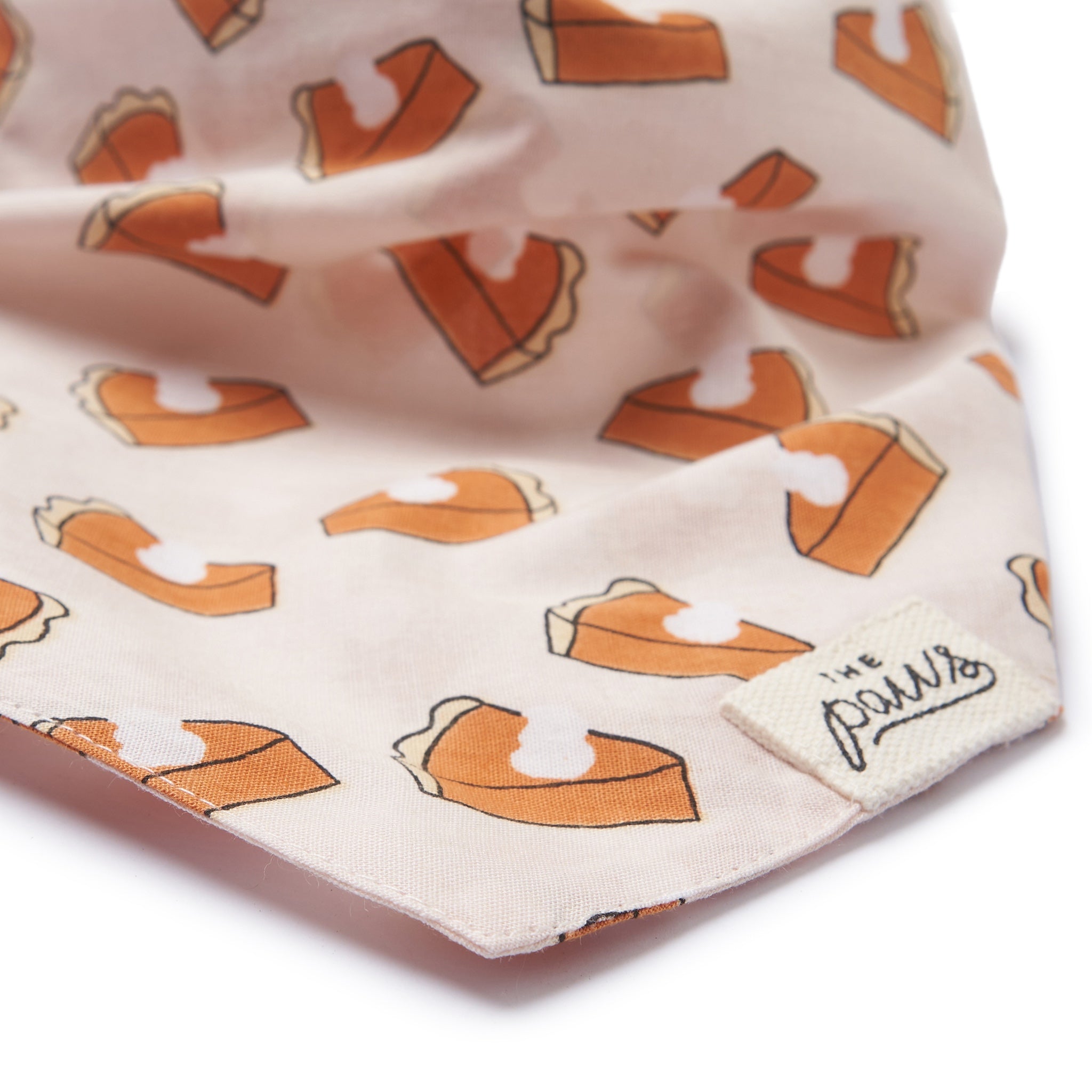 Pie dog bandana detail