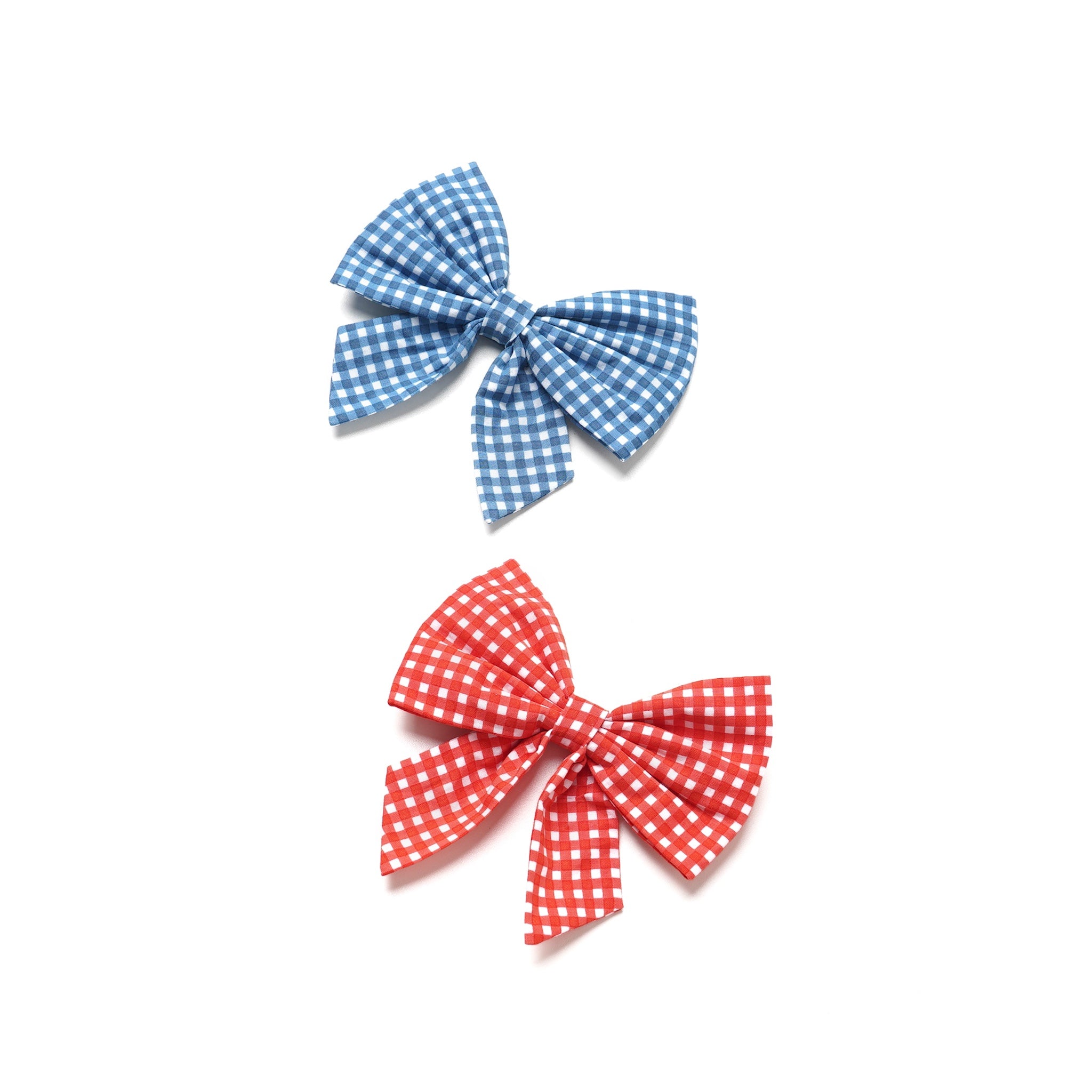 Sailor Bow - Blue Gingham